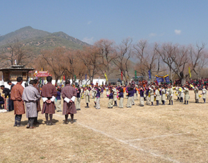 dancing practice bhutan